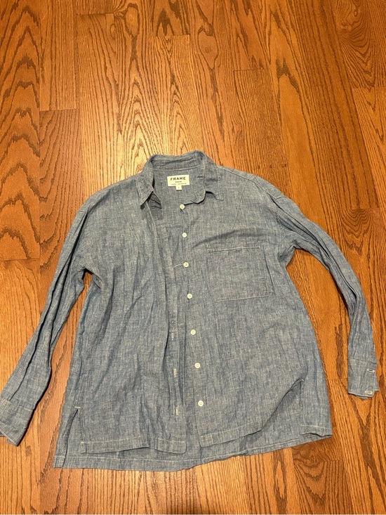 Frame Denim Other - Frame Denim Light Blue Chambray Button-Down Shirt